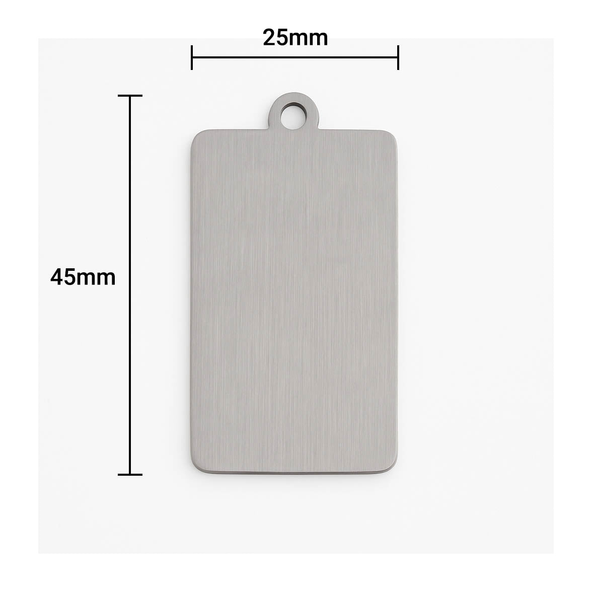 Edelstahl-Schlüsselanhänger mit QR-Code - Anhänger individuell gestalten