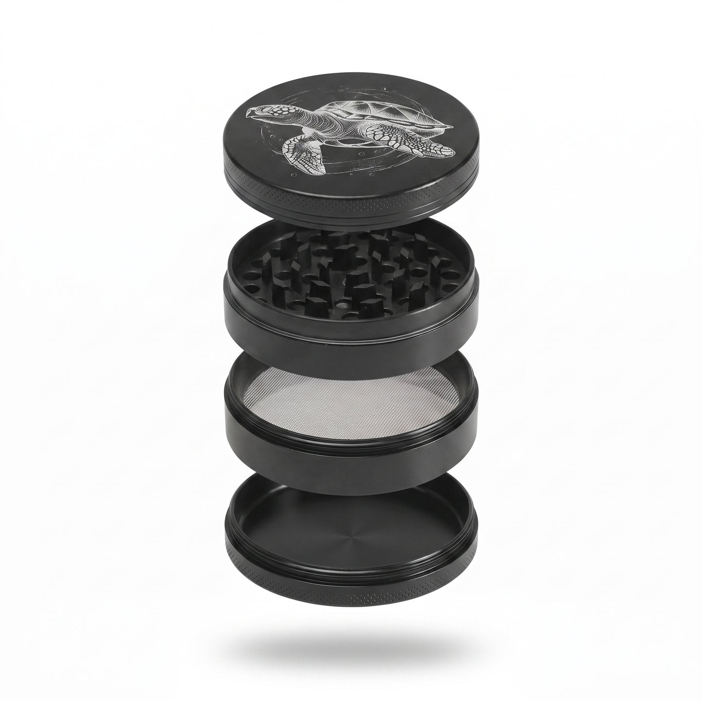 Großer Aluminium-Grinder mit individueller Lasergravur
