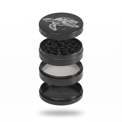 Großer Aluminium-Grinder mit individueller Lasergravur