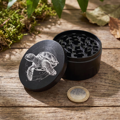 Großer Aluminium-Grinder mit individueller Lasergravur