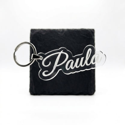 Name tag made of acrylic glass - personalized keychain
