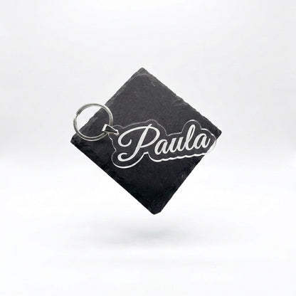 Name tag made of acrylic glass - personalized keychain