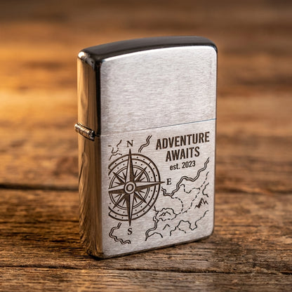 Personalisiertes Zippo Feuerzeug mit Gravur – Herzmotiv, Text, Logo oder Grafik