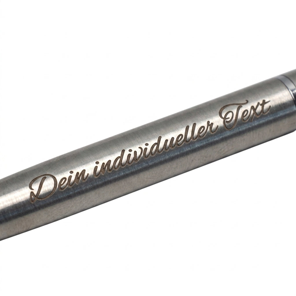 Mini-Kugelschreiber aus Edelstahl mit individueller Lasergravur