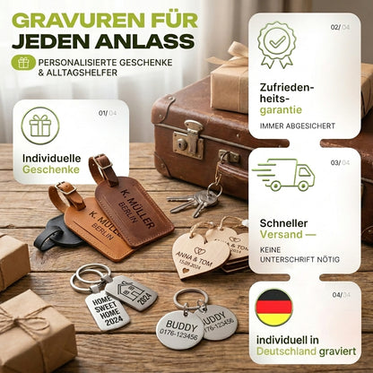 Personalisierter Flachmann aus Edelstahl mit Gravur – 240 ml