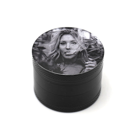 Grinder with personal photo engraving - Aluminium Crusher