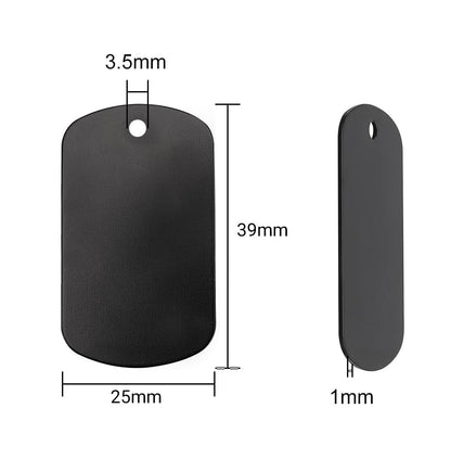 Keychain with individual QR code - aluminum