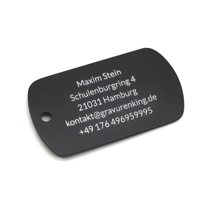 Kofferanhänger mit individueller Beschriftung - Luggage Tag mit Lasergravur