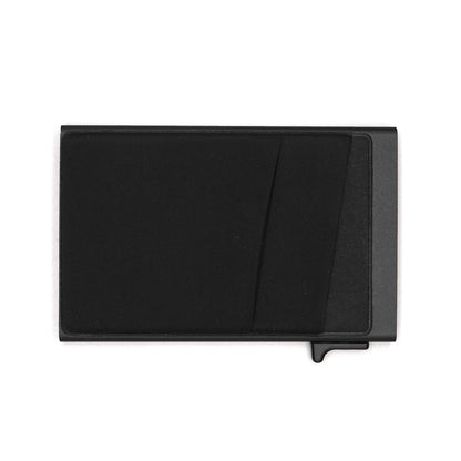 Pop-up wallet with individual label - card case wallet with RFID protection