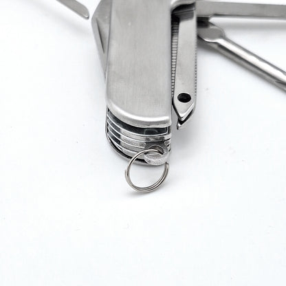 Pocket knife with individual engraving - 11 in 1 multifunctional camping knife - laser engraved