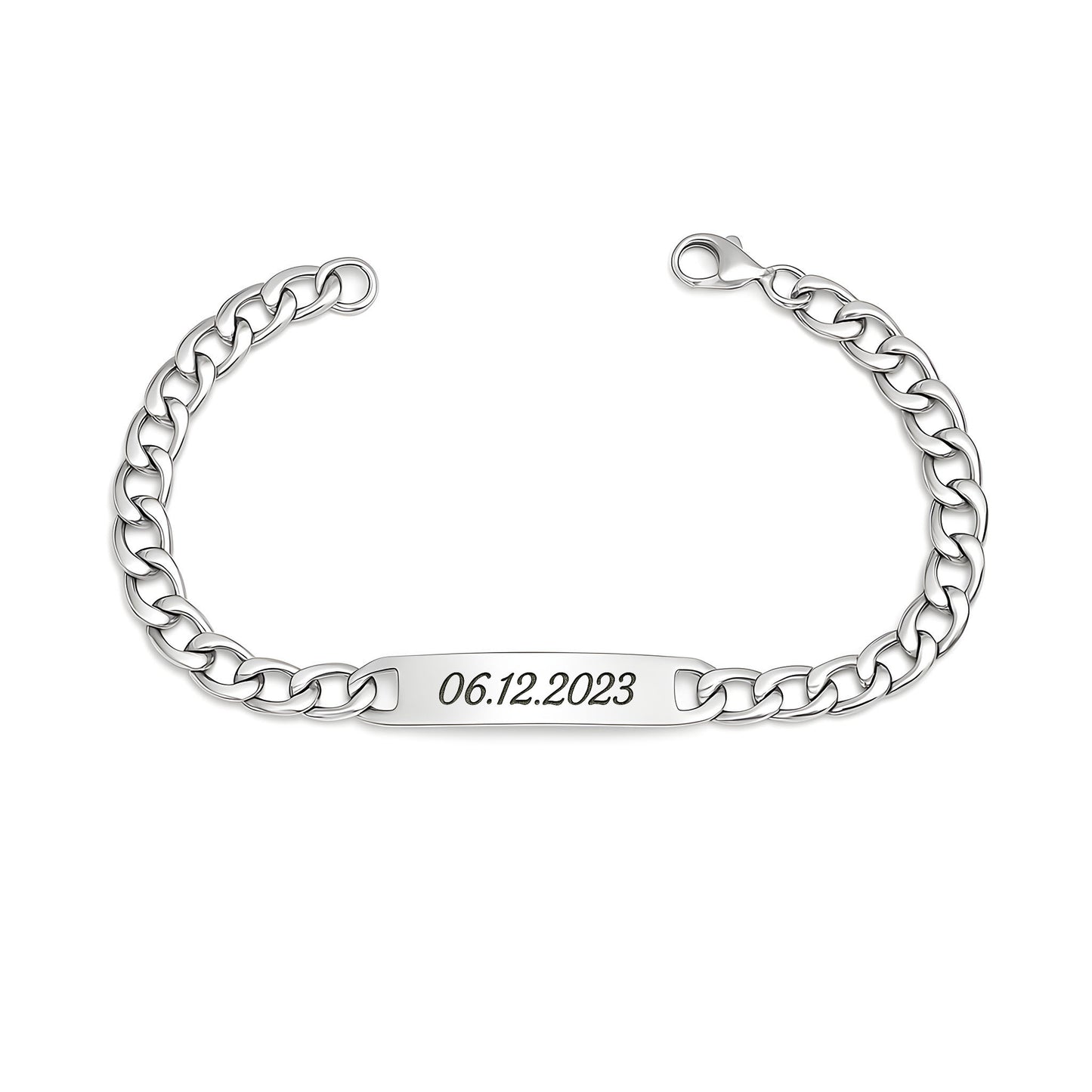 Edelstahlarmband mit persönlicher Gravur - Damenarmband Geschenk