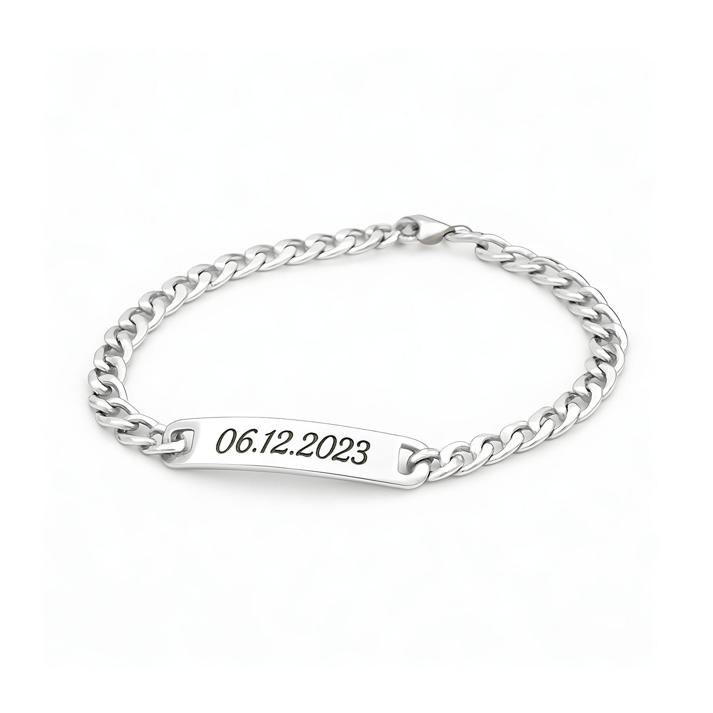 Edelstahlarmband mit persönlicher Gravur - Damenarmband Geschenk