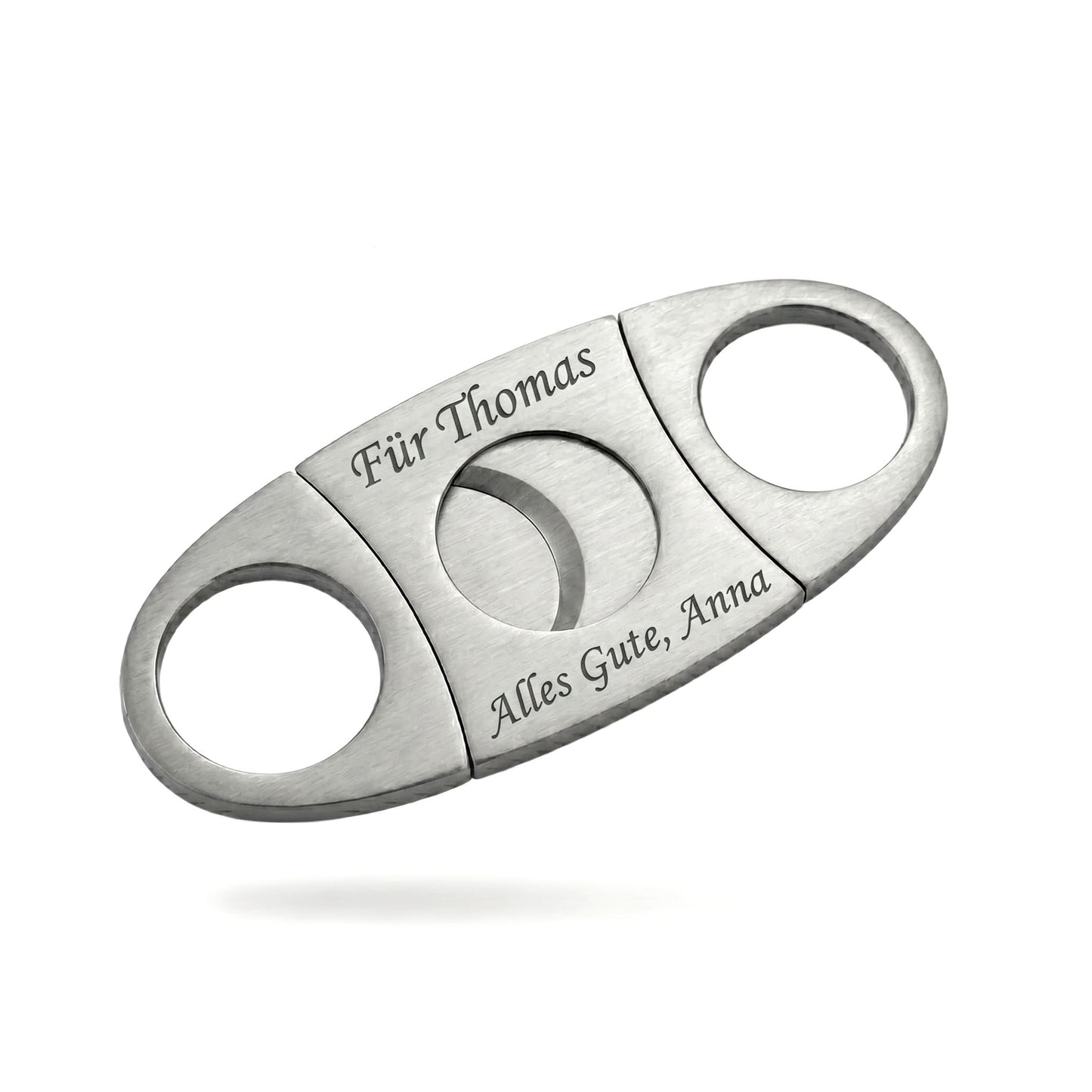 Zigarrenschneider mit individueller Lasergravur - personalisierter Zigarrenabschneider