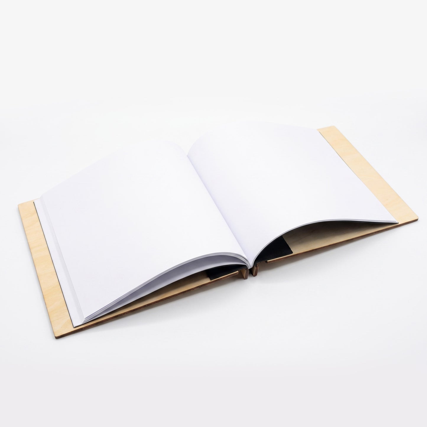 Gästebuch mit Holz-Cover - individuelle Lasergravur
