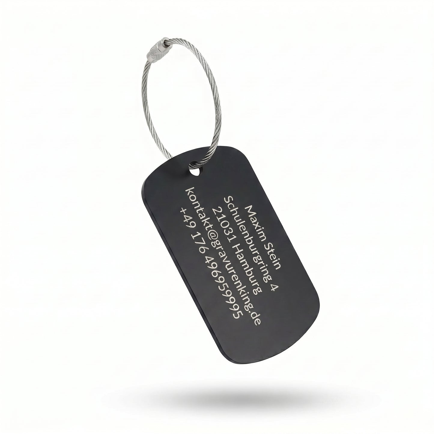 Kofferanhänger mit individueller Beschriftung - Luggage Tag mit Lasergravur