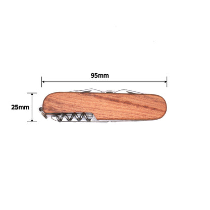 Campingmesser mit individueller Lasergravur - 11 in 1 Taschenmesser - personalisiert