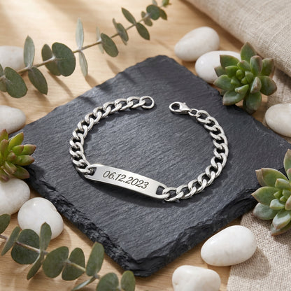 Edelstahlarmband mit persönlicher Gravur - Armband für Frauen