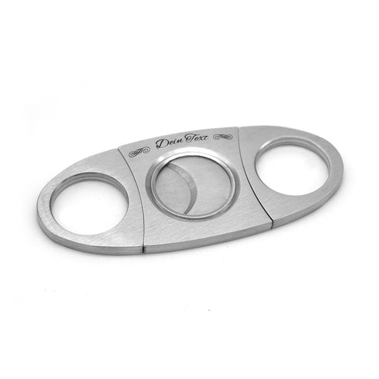 Cigar cutter with individual laser engraving - personalized cigar cutter