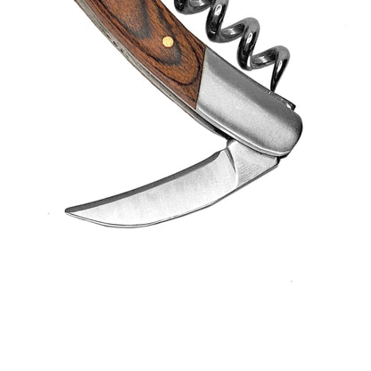 Premium Kellnermesser mit individueller Gravur - Weinöffner mit Folienschneider