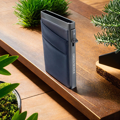 Pop-up wallet with individual label - card case wallet with RFID protection