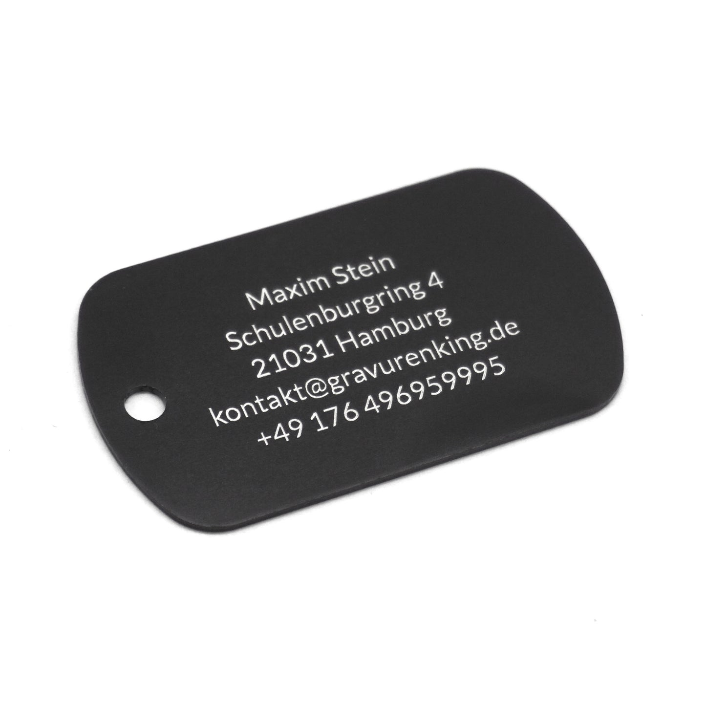 Kofferanhänger mit individueller Beschriftung - Luggage Tag mit Lasergravur