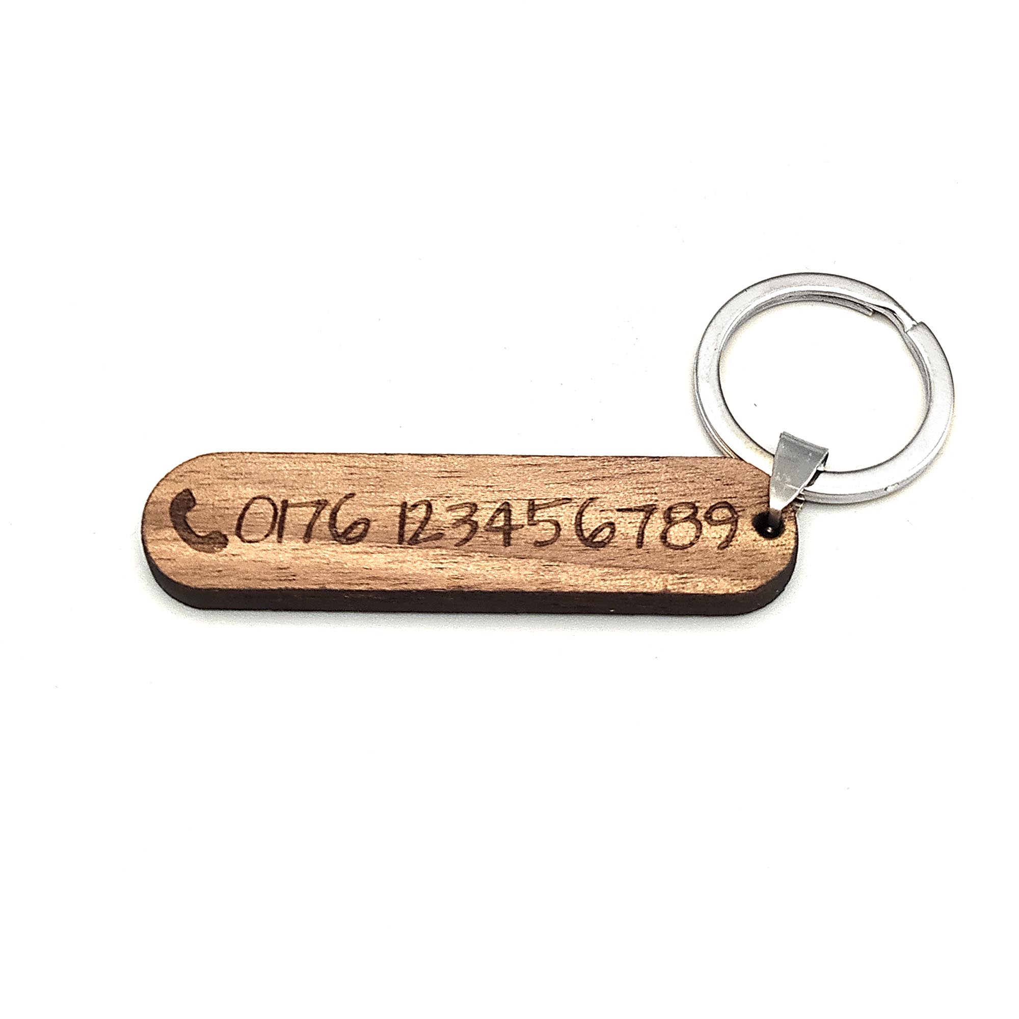 Namensanhänger aus Holz - personalisierter Schlüsselanhänger mit Gravur  Kopie